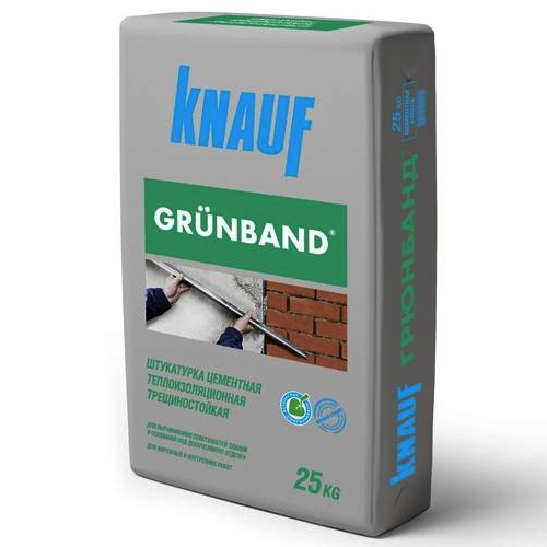 Штукатурка цементная Кнауф Грюнбанд (Knauf Grunband) 25кг